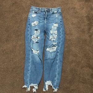American Eagle Highest Rise Stretch Mom Jean